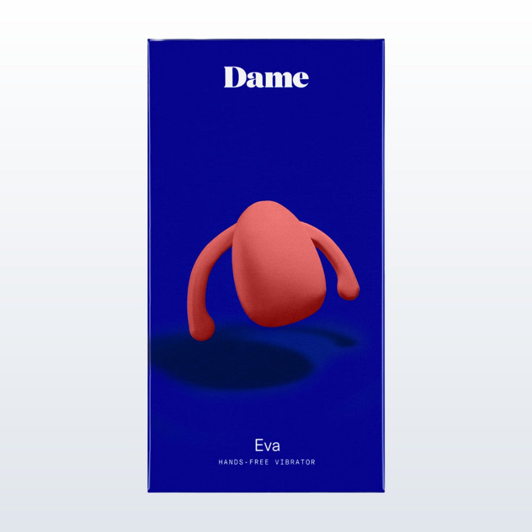 Eva by Dame - Hands-Free Clitoral Vibrator (Papaya)