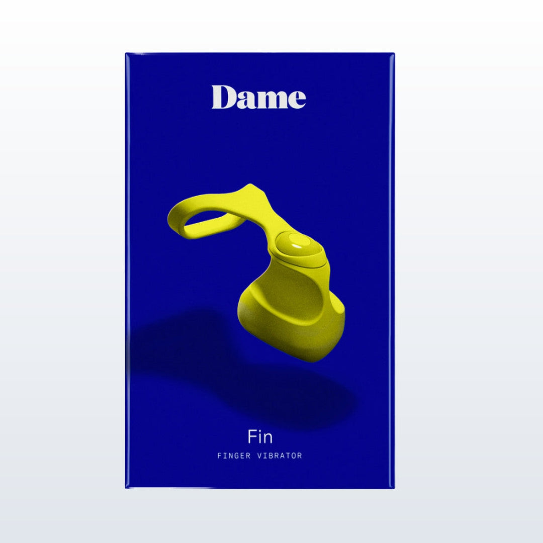 Fin Finger Vibrator by Dame (Citrus)