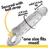 Clearly Ample Penis Enhancer with Ball Loop (Adds 1.5")