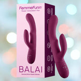 Femme Funn Balai Rabbit Vibrator - Dark Fuschia