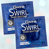 Kimono Swirl Double-Spiral Shape Condoms