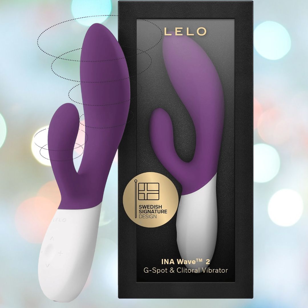 LELO Ina 2 Waterproof Rabbit Vibrator - Plum Condomania.com LELO Ina 2 Waterproof Rabbit Vibrator - Plum Condomania.com