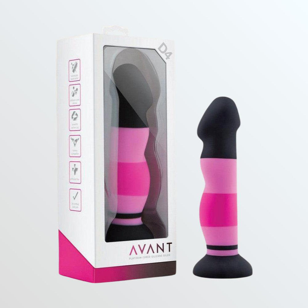 Avant D4 7" Sexy in Pink Silicone Dildo