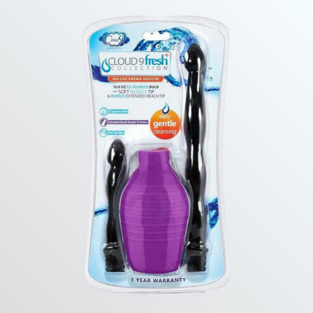 Cloud 9 Fresh + Deluxe Anal Enema Squeeze Bulb with Soft Nozzle