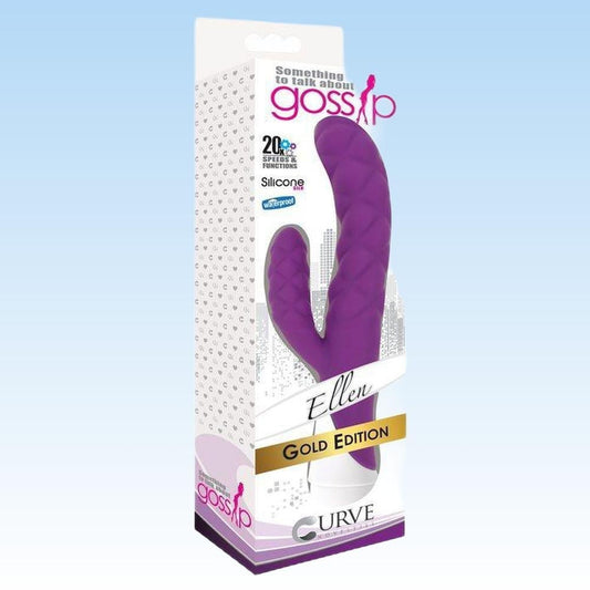 Curve Gossip 'Ellen' Rabbit Vibrator - Violet 1080