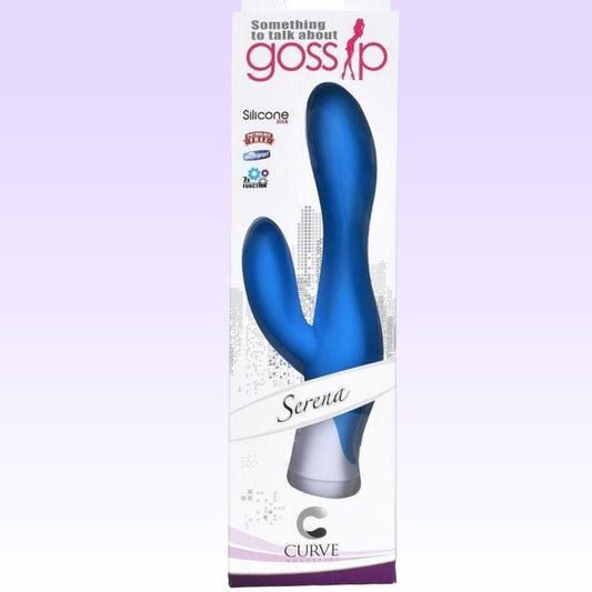 Curve Gossip 'Serena' Rabbit Vibrator - Azure Blue 1080