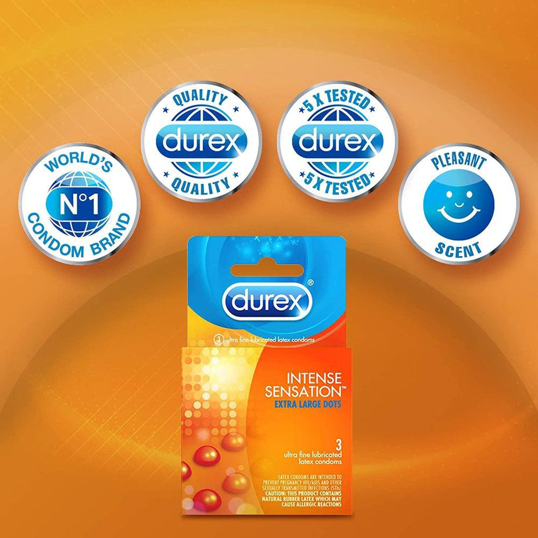 Durex Intense Sensation Dotted Condoms