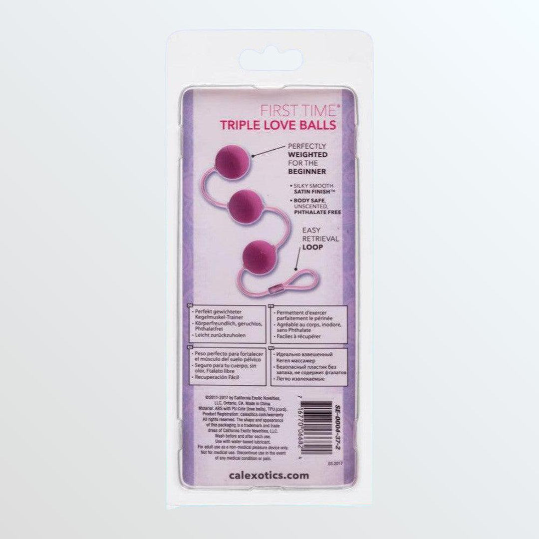 First Time Love Balls Triple Lovers - Pink
