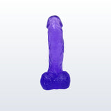 Get Lucky 7" Jelly Love Purple Realistic Dildo