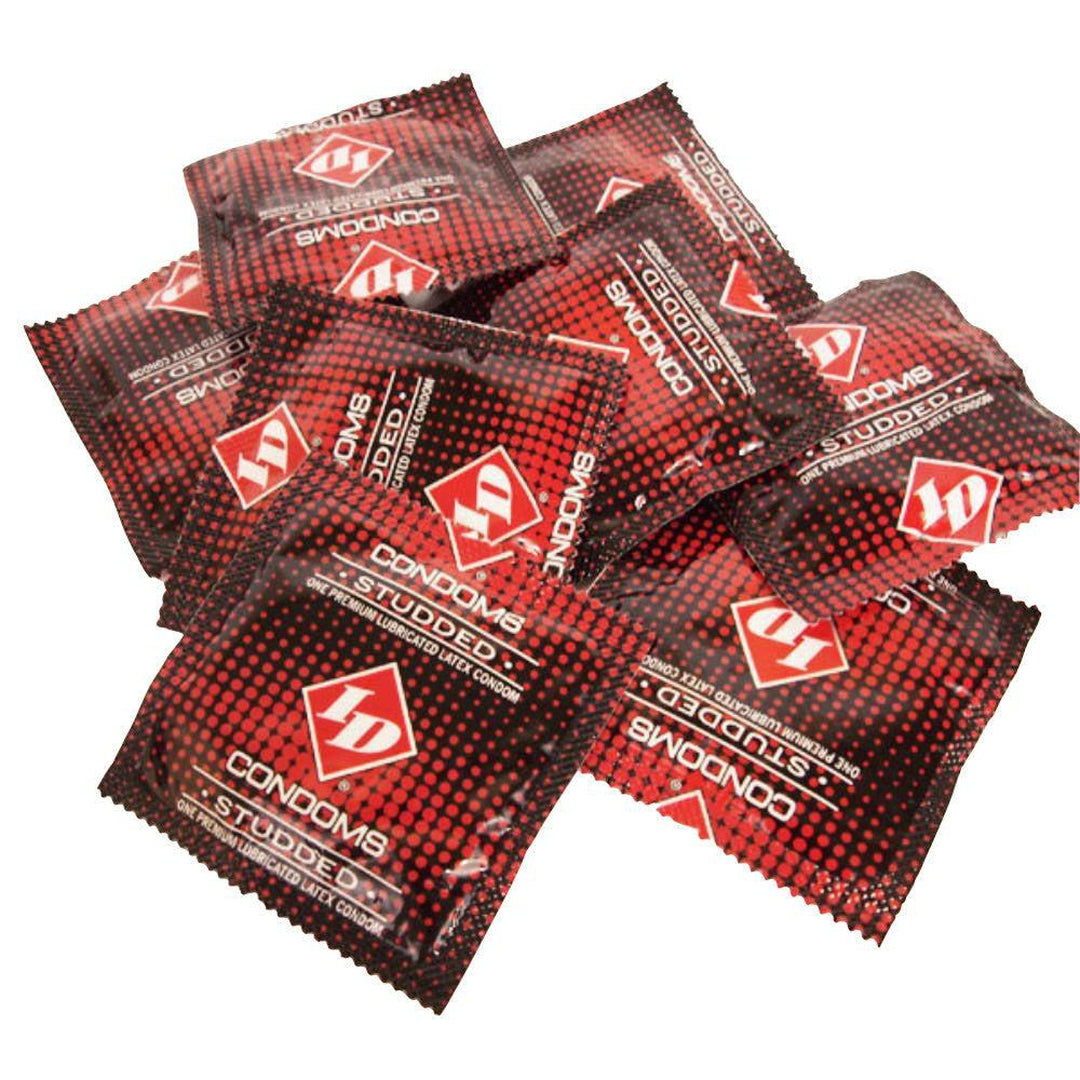 ID Studded Lubricated Condoms | 3-Pack