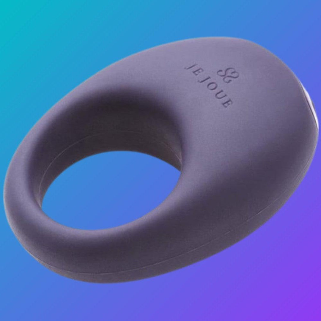 Je Joue Mio Cock Ring with 5 Vibrations - Purple