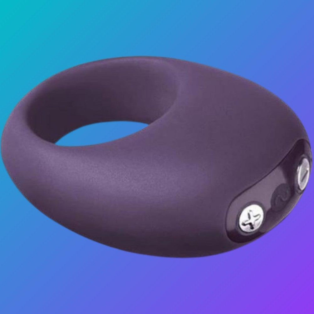 Je Joue Mio Cock Ring with 5 Vibrations - Purple