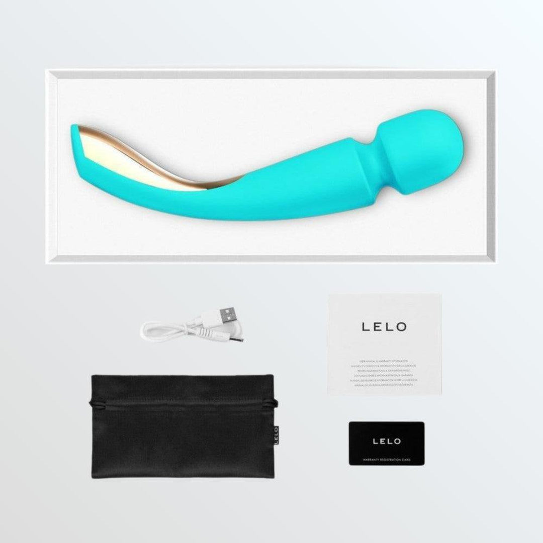 LELO Smart Wand 2 Large Vibrating Clitoral Massager - Aqua