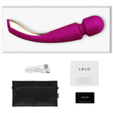 LELO Smart Wand 2 Large Vibrating Clitoral Massager - Deep Rose