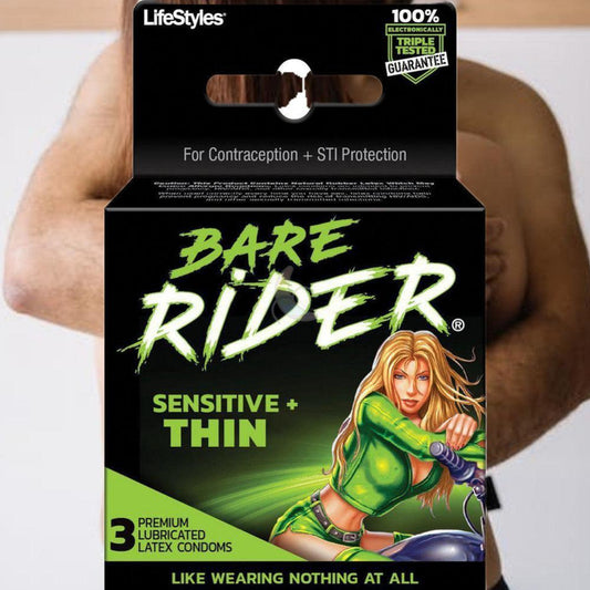 Lifestyles 'Bare' Rider Extra Thin Condoms 1080
