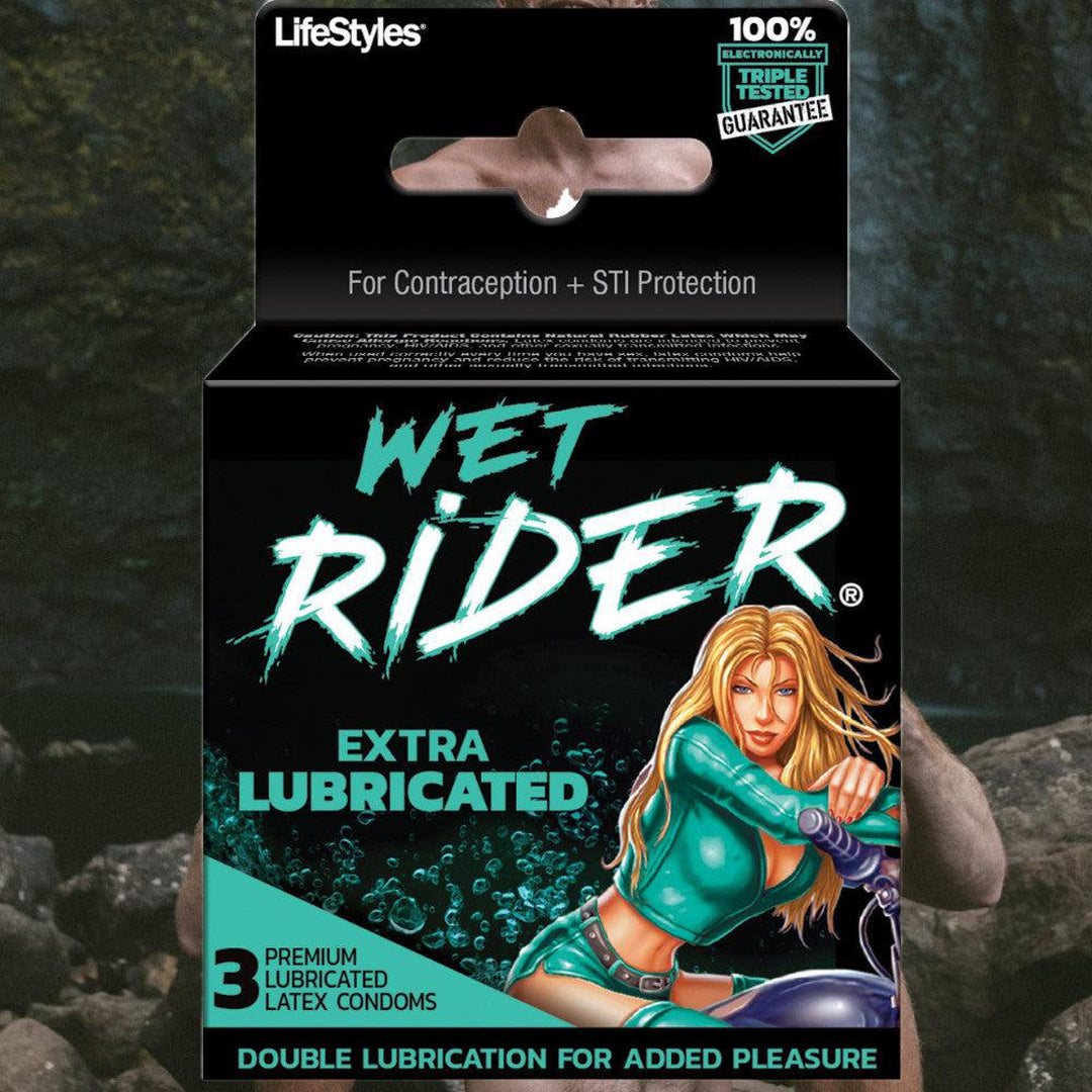 Lifestyles 'Wet Rider' Extra Lubricated Comdoms