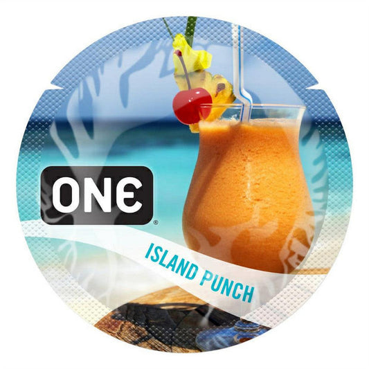 ONE Island Punch Flavored Condoms 🍍 1080