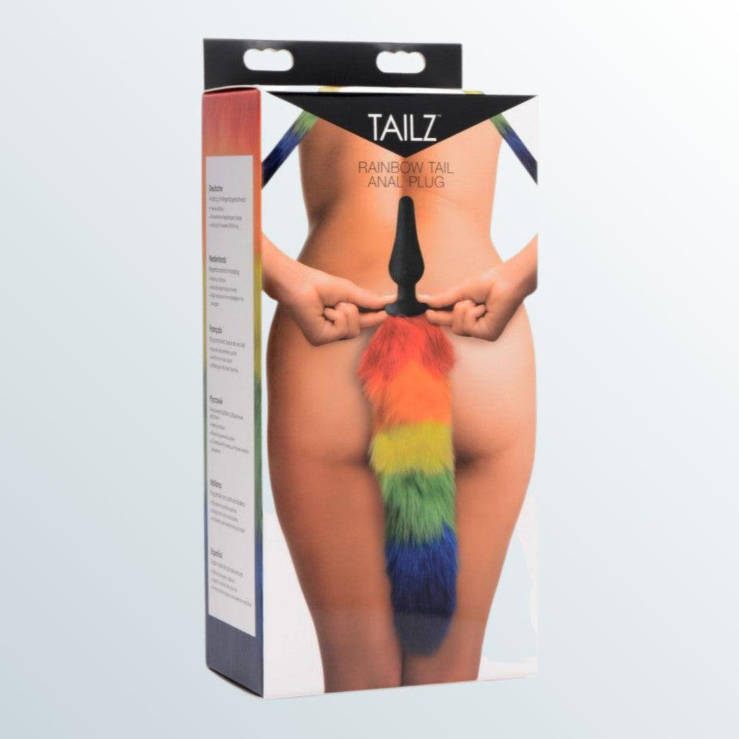 Rainbow Tail Silicone Anal Plug