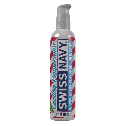 Swiss Navy Cooling Peppermint Flavored Lubricant | 4oz 1080