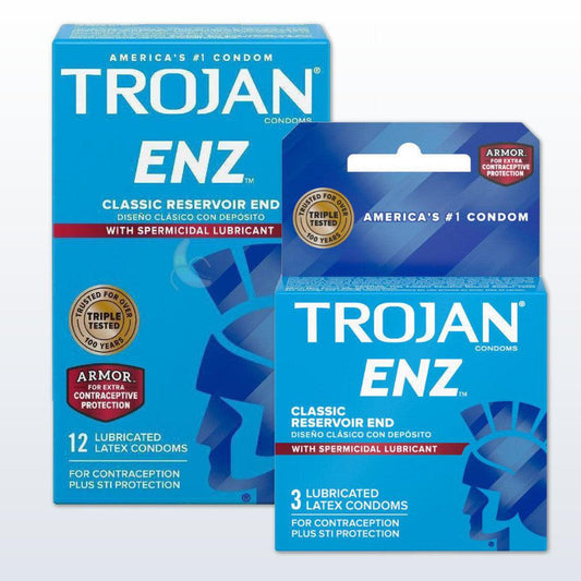 Trojan ENZ Armor Spermicidal Condoms 1080