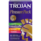 Trojan Pleasure Pack Variety Condom Sampler