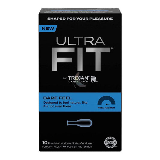 Trojan Ultra Fit Bare Feel Condoms | 10-Pack 1080