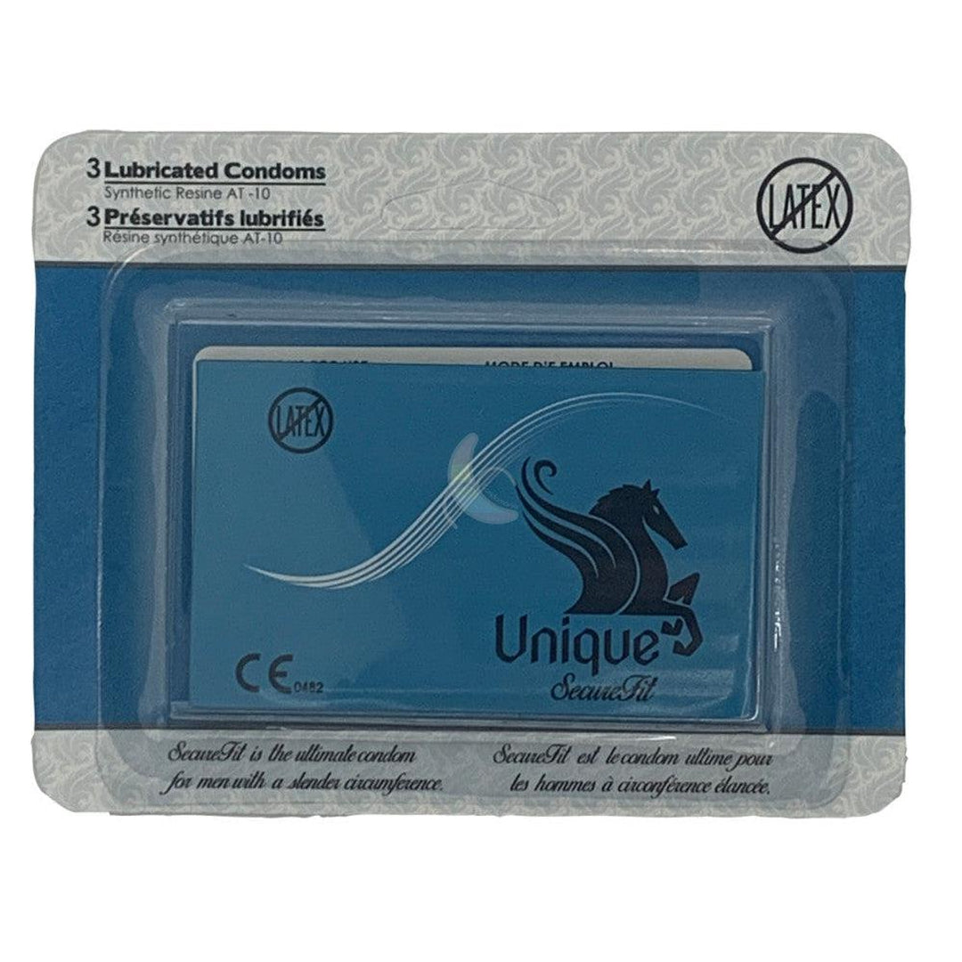 Unique "Secure Fit" Latex-Free Condoms