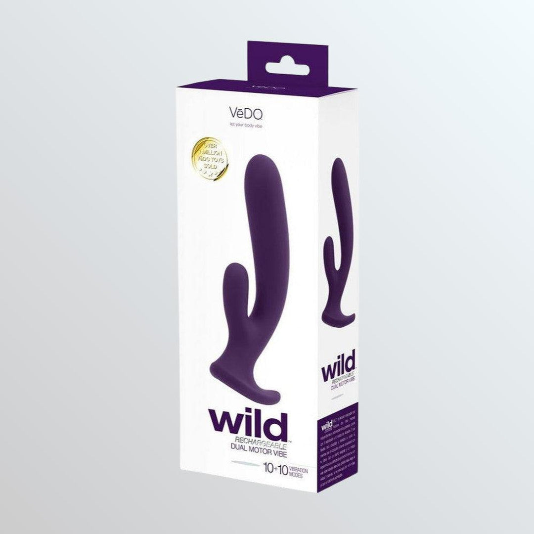VeDO WILD Duo Rabbit Vibrator Purple