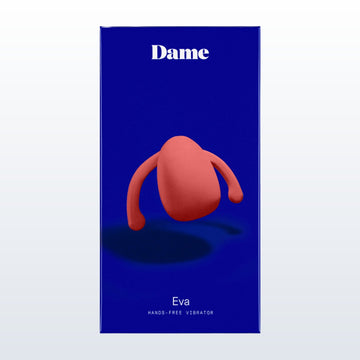 Dame Eva Hands-Free Clitoral Vibrator Papaya Couples Toy Condomania.com Dame Eva Hands-Free Clitoral Vibrator Papaya Couples Toy Condomania.com