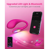 Image of the Lovense Lush 4, a pink, curved, Bluetooth-controlled vibrator, displayed with its smartphone app for easy customization. The pink background highlights its features: "Upgraded Remote Control" and "Personalize your experience, connect in seconds.