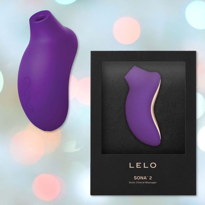 LELO SONA 2 Sonic Wave Clitoral Massager (Purple)