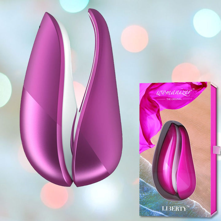 Womanizer Liberty Pink Rose Air Suction Clit Stimulator