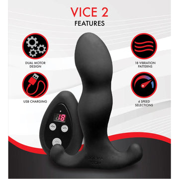 Aneros Vice 2 Vibrating Prostate Massager - Hands-Free Condomania.com Aneros Vice 2 Vibrating Prostate Massager - Hands-Free Condomania.com