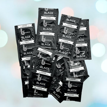b Condoms Supreme Black Condoms