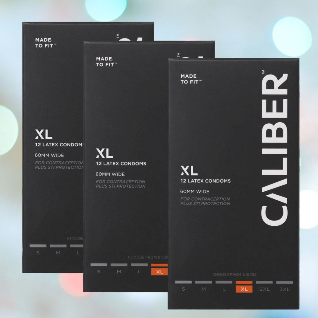 Large Condoms Caliber XL 60mm Wide 7.5 Inch Extra Large – Condomania.com
