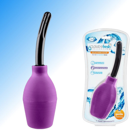 Cloud 9 Fresh + Deluxe Anal Soft Tip Douche with Squeeze Bulb 1080