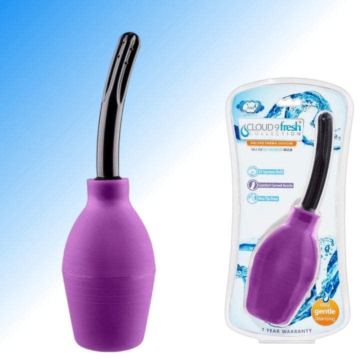 Cloud 9 Fresh + Deluxe Anal Soft Tip Douche with Squeeze Bulb