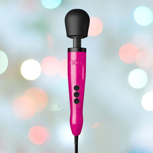 Doxy Die Cast Wand Vibrator Hot Pink 1080