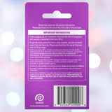 The back of a purple Durex box displays product info, usage instructions, warnings, and a barcode. It highlights Durex Extra Sensitive 'Thin' Condoms with extra lubrication. The Reckitt logo is at the lower left.