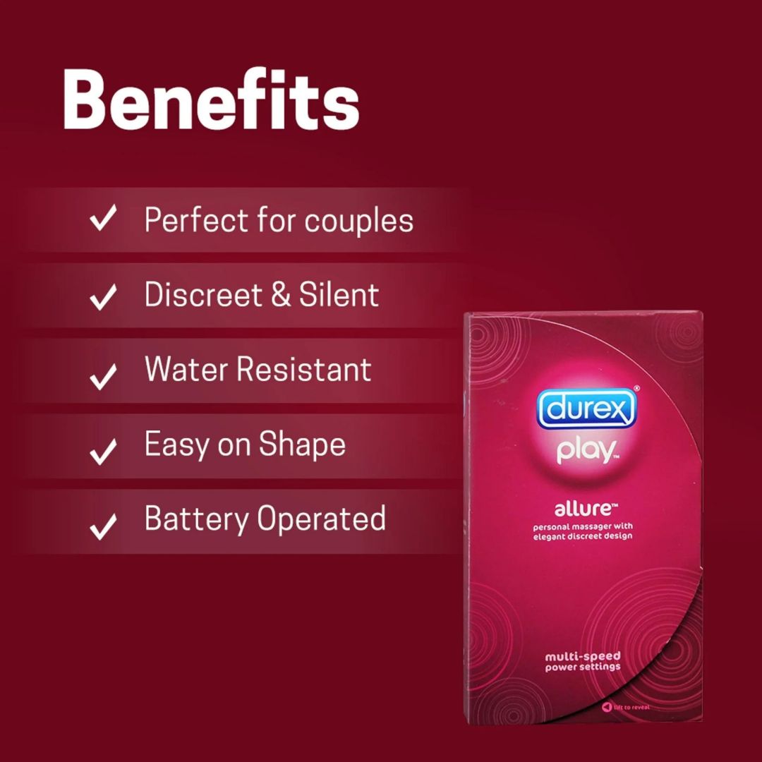 Durex Play Allure Bullet Vibrator Whisper-Quiet Waterproof Condomania.com Durex Play Allure Bullet Vibrator Whisper-Quiet Waterproof Condomania.com
