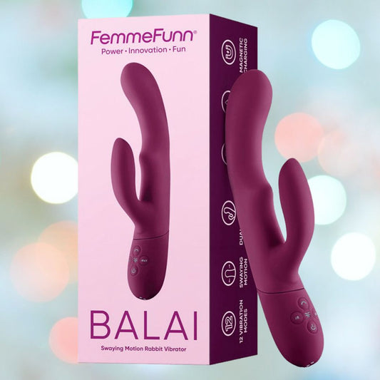 Femme Funn Balai Rabbit Vibrator - Dark Fuschia 1080