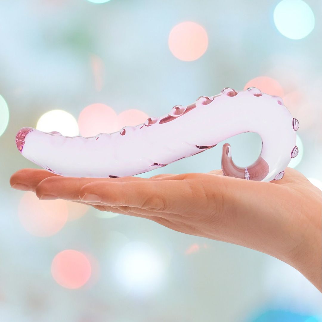 Gls Lick-It Pink Glass Dildo 6 Inch Tongue Design Condomania.com Gls Lick-It Pink Glass Dildo 6 Inch Tongue Design Condomania.com