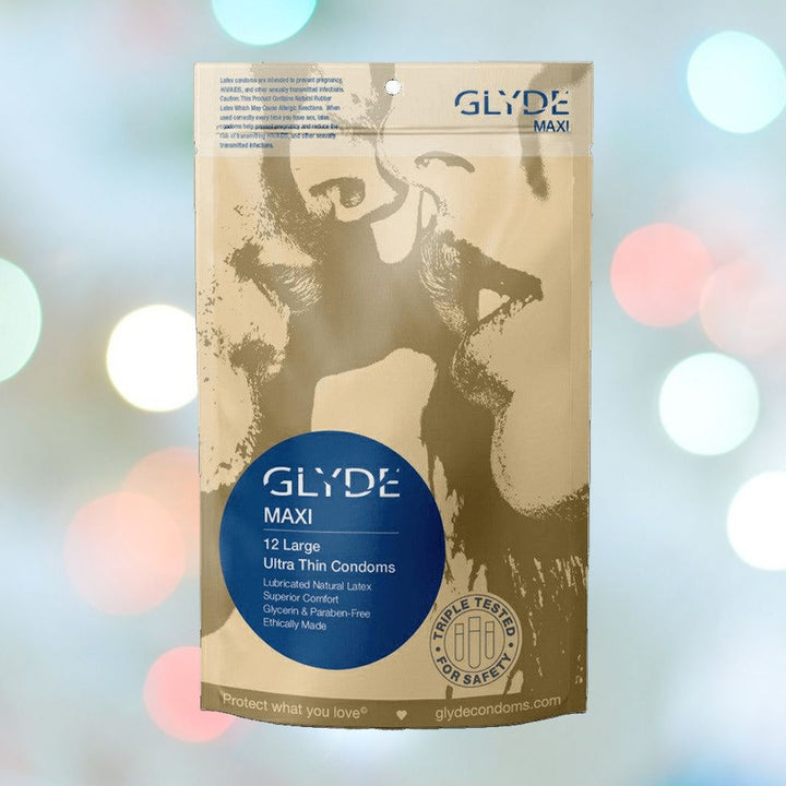 Glyde Maxi LARGE Size Vegan Condoms