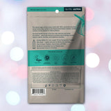 Back of a Glyde Ultra Super-Thin Condoms package by Glyde, showing product details, certifications, and ingredients on a beige background with teal accents, along with eco-friendly and sustainability icons. Barcode appears at the bottom.