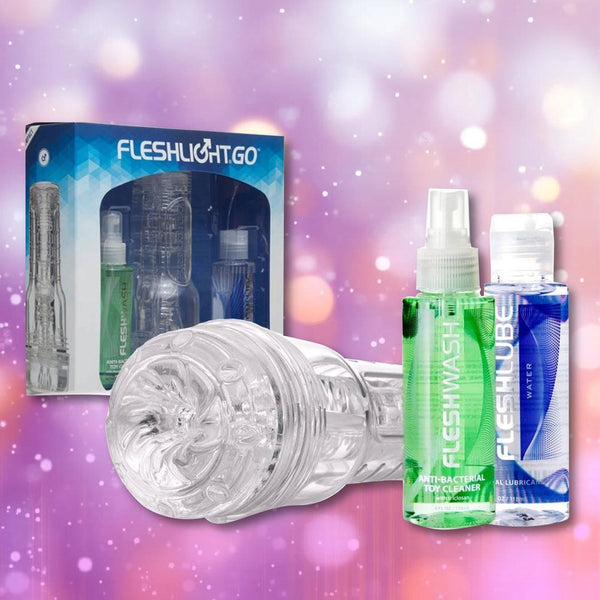 Fleshlight GO Torque Clear Value Pack with Lube & Cleaner Condomania.com Fleshlight GO Torque Clear Value Pack with Lube & Cleaner Condomania.com