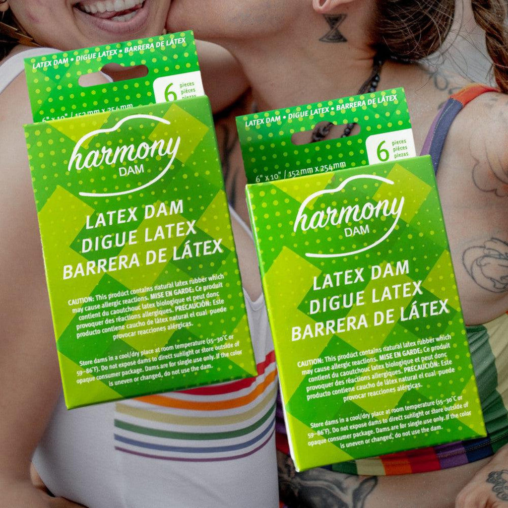 Harmony Latex Dental Dams 6-Pack - Safe Oral Protection – Condomania.com