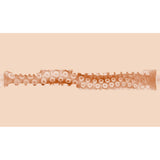 A detailed view of the Fleshlight Fantasy Sasha Nakamoto: Realistic Fantasy Male Masturbator by Fleshlight, showcasing its realistic texture and lifelike details, presented horizontally against a light beige background.