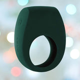 LELO Tor 2 Vibrating Waterproof Cock Ring for Couples - Dark Green