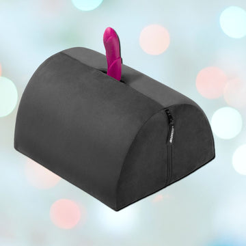 Liberator BonBon Sex Toy Mount - Black Positioning Pillow Condomania.com Liberator BonBon Sex Toy Mount - Black Positioning Pillow Condomania.com