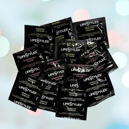 LifeStyles Assorted Flavors Lubricated Condoms 🍓🍌🍦 1080